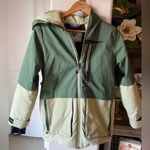 Obermeyer Teen Ski Set M(10-12) Green/Khaki